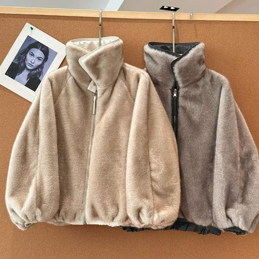 edition两穿毛领派克服外套121506 商品图5