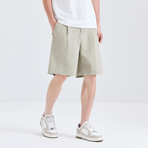 GXG男装25夏季潮流个性运动百搭休闲五分裤宽松舒适男式直筒短裤K&C 商品图5