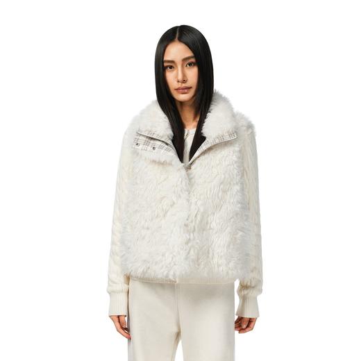 FDR 格纹拼毛绒双面穿背心马甲 商品图1