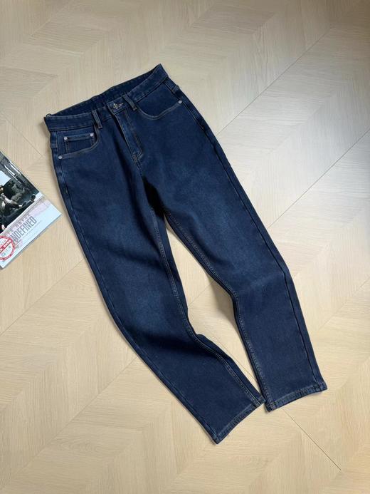 D121555秋冬款时尚休闲商务男士加绒牛仔裤 商品图1