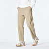 GXG男装秋季时尚简约纯色舒适松紧腰头直筒裤男式系绳休闲长裤K&C 商品缩略图7