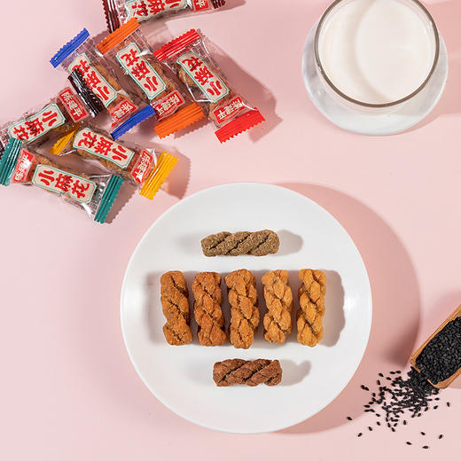 陈建平旗舰店小麻花磁器口重庆特产独立包装零食混合5味500g【冰糖糯米味+麻辣椒盐味+黑芝麻味+椒盐味+红糖味】 商品图2