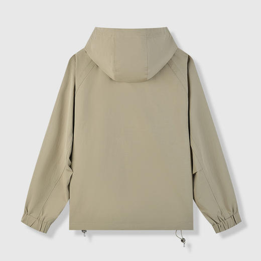 GXG男装25秋季时尚潮流休闲运动日常通勤防风外套男式连帽夹克K&C 商品图3