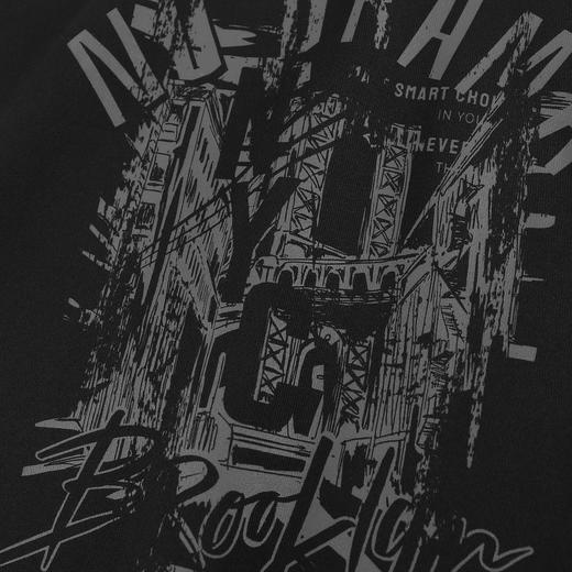 GXG男装【100%棉】秋季时尚百搭男士休闲圆领长袖卫衣K&C 商品图2