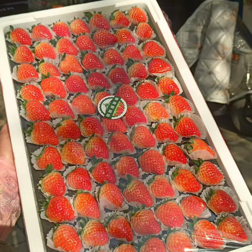 【丹东99草莓】明星产品，一定要尝一尝，娇艳欲滴，草莓娇嫩，部分果子有磕碰属正常现象，请勿介意 商品图6