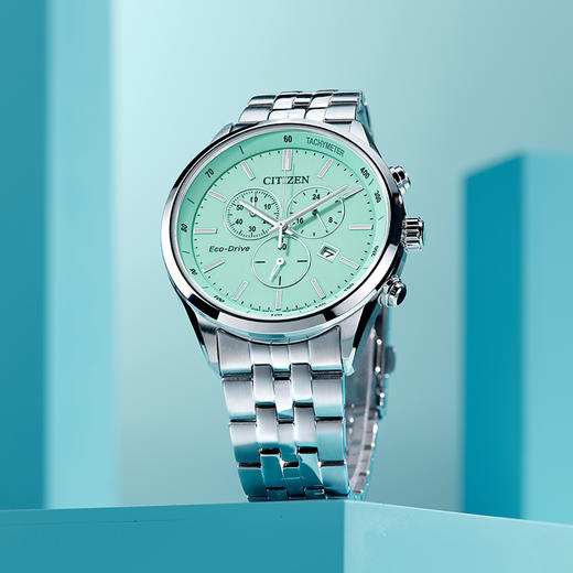 西铁城/CITIZEN光动能不锈钢经典商务男表AT2570-56M 商品图6