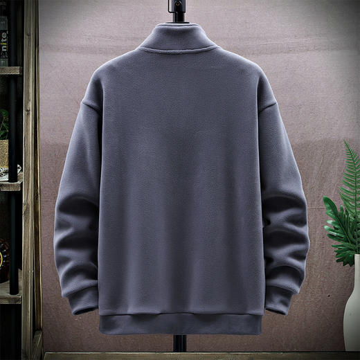 GXG男装冬季时尚简约保暖亲肤休闲百搭男式翻领卫衣K&C 商品图3