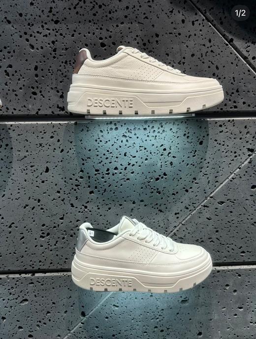 一店k （订单货！）荔枝纹牛皮材质！怎么会有这么好看的小白鞋👟！门店主推 Dualis DE Board厚底休闲板鞋 情侣简约舒适百搭 商品图4