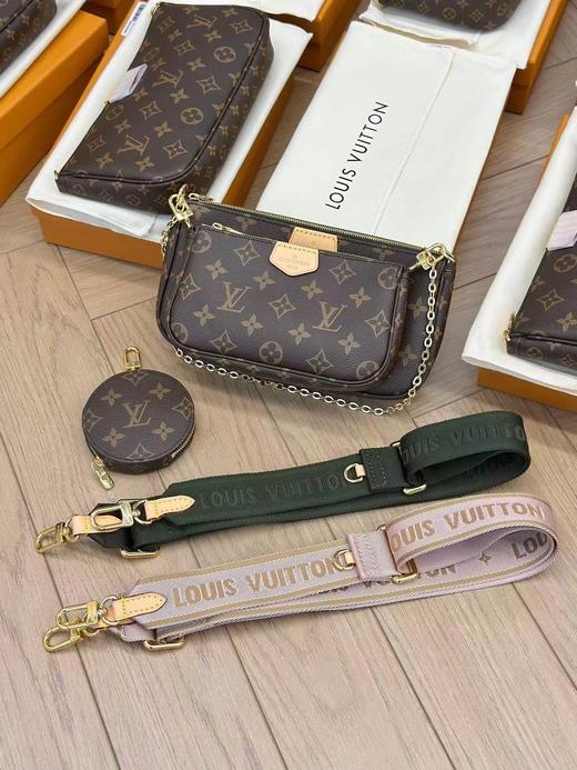 D121537时尚单品标志性老花满印三合一链条包包小包 商品图0