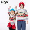 【秒】【MQD】男童冬季时尚满版提花拼接半高领针织衫 商品缩略图0