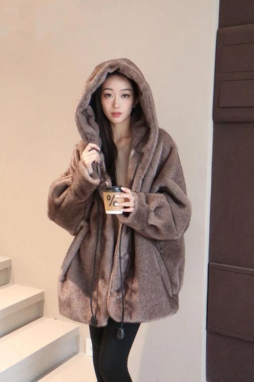 【稀有欧貂绒外套】水貂毛质感高级又贵气，大版型不挑身材不挑体型WD 商品图0