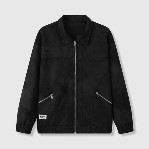 【麂皮绒】GXG男装25秋季日常通勤宽松休闲男式外套翻领夹克K&C 商品图2