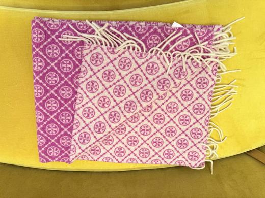 TORY BURCH 围巾女  164571-651-F 玫红色. 商品图1