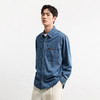GXG男装25秋季经典百搭潮流复古简约翻领短款男式牛仔夹克上衣K&C 商品缩略图3