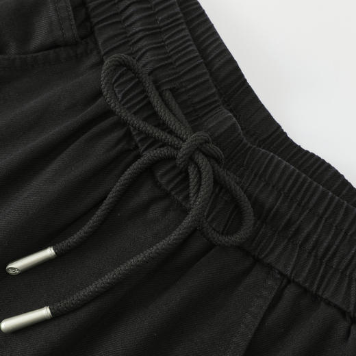 GXG男装【莱赛尔】25秋季简约纯色松紧腰日常通勤男式直筒休闲裤K&C 商品图9