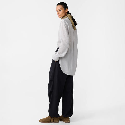 STUDIO NICHOLSON TOPS - INVERTED PLEAT TOP 女装垂坠领上衣 商品图4