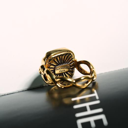 北京仓｜Goossens Paris-CABOCHONS-绿色 梭形交叉 岩石水晶 戒指［法国设计师］ 商品图4