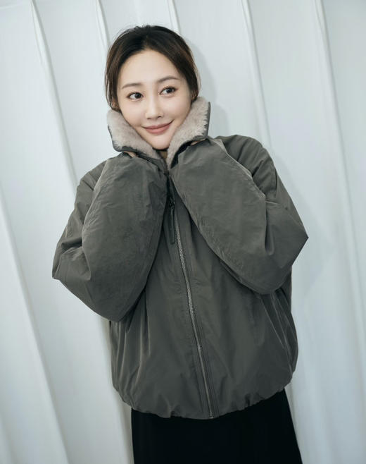 edition两穿毛领派克服外套121506 商品图13