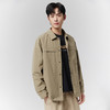 GXG男装【微皱肌理】25春季时尚简约翻领百搭休闲工装男式夹克K&C 商品缩略图2