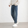 GXG男装25秋季时尚百搭日常通勤复古水洗弹力舒适男士锥形牛仔裤K&C 商品缩略图2