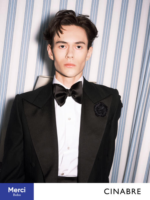 Cinabre真丝晚宴领结 马克龙总统同款 纯手工定制 商品图7