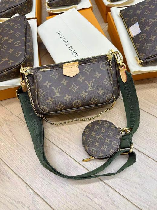 D121537时尚单品标志性老花满印三合一链条包包小包 商品图1