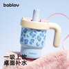 【明星同款】bablov花伴森咕嘟把手杯豹纹水杯办公室砖面咖啡杯生日礼物 商品缩略图2