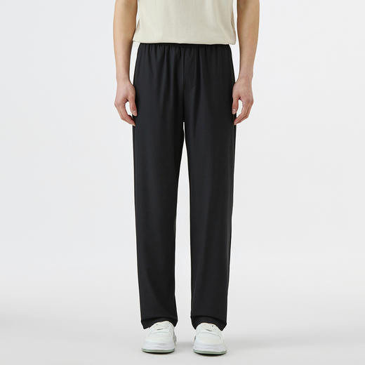 GXG男装25夏季舒适弹力松紧腰系绳轻薄透气男式直筒休闲长裤K&C 商品图1