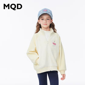 【秒】【MQD】女童冬季保暖舒适拼接立领外套