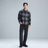 GXG男装25秋季时尚撞色棋盘格纹复古简约工装通勤男式翻领夹克K&C 商品缩略图4