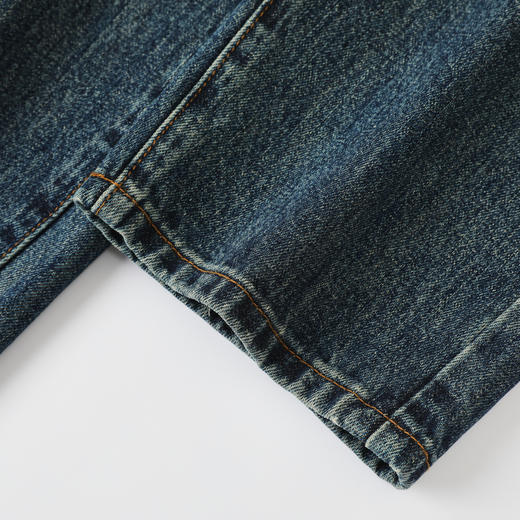 GXG男装25秋季经典潮流日常通勤百搭亲肤宽松直筒男式牛仔长裤K&C 商品图9