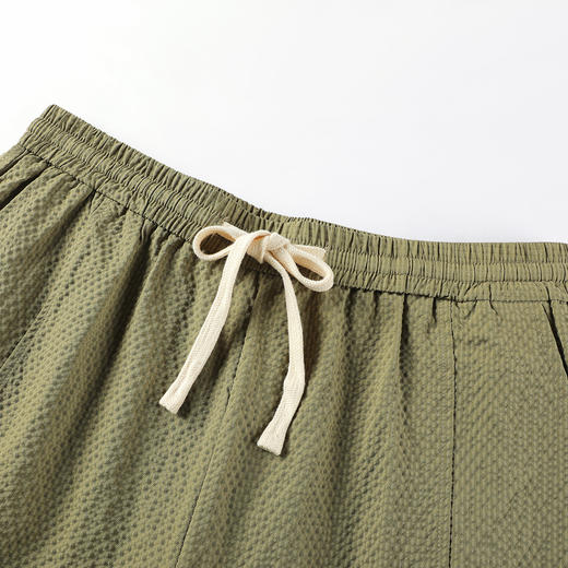 GXG男装25夏季日系工装时尚抽绳松紧腰轻薄休闲直筒男式五分短裤K&C 商品图8
