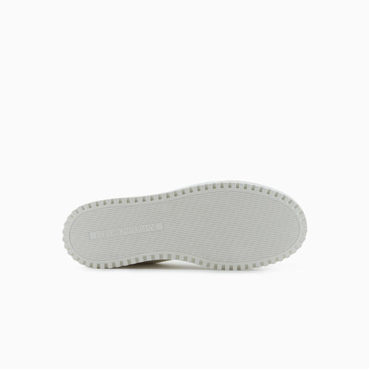 EMPORIO ARMANI 阿玛尼 男士EA徽标皮革休闲运动鞋 白色 EM003670 AF19554 U0011 商品图1