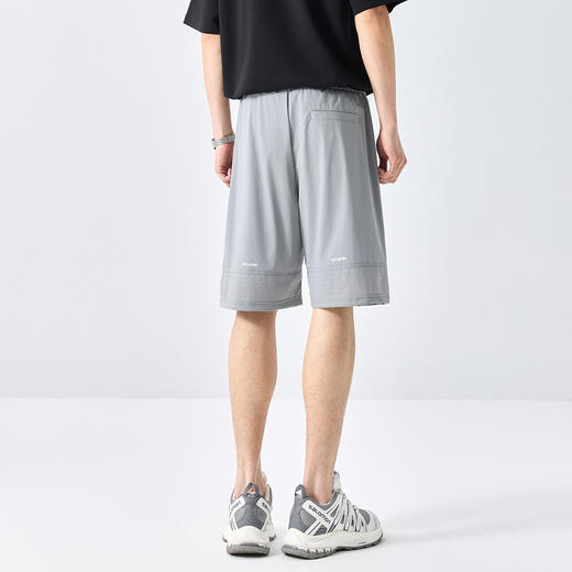 GXG男装25夏季时尚抽绳松紧腰薄款透气宽松休闲短裤男式五分裤K&C 商品图6