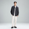 GXG男装【含莱赛尔】25秋季复古条纹肌理日常通勤男式翻领夹克K&C 商品缩略图4