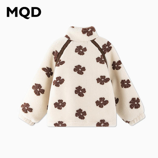 【秒】【MQD】女童冬季可爱俏皮满版花朵立领外套 商品图6