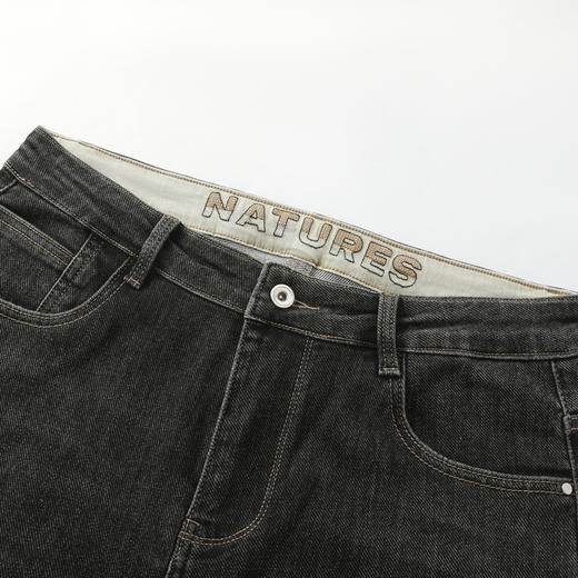 GXG男装25秋季复古简约经典日常通勤牛仔裤舒适亲肤男式直筒裤K&C 商品图8