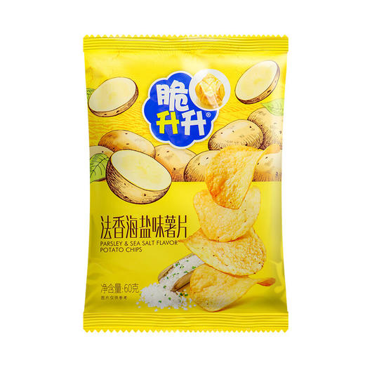 脆升升（法香海盐味）薯片60g 商品图0