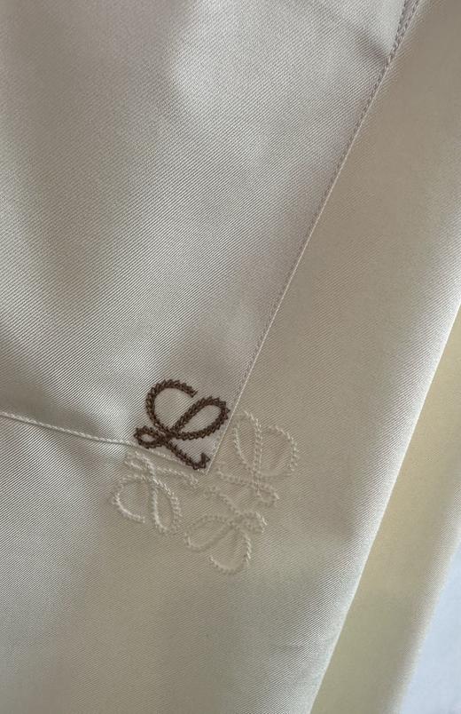 男款logo刺绣长袖衬衫 偏大zh014 商品图2