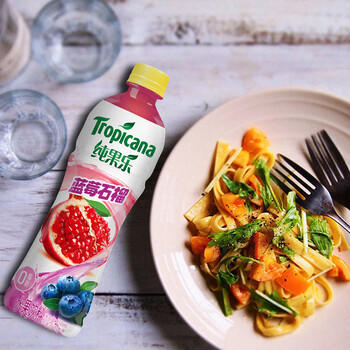 百事可乐纯果乐 蓝莓石榴味450ml*15瓶水果饮料家庭聚会 商品图5