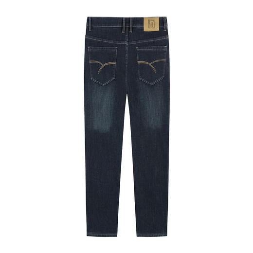 GXG男装【加绒加厚】冬季时尚百搭潮流牛仔休闲男式直筒裤K&C 商品图3