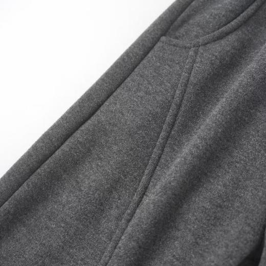 智妙屋儿童加绒弯刀裤秋冬裤保暖冬季系带男女童休闲风纯色休闲裤100-170 商品图3