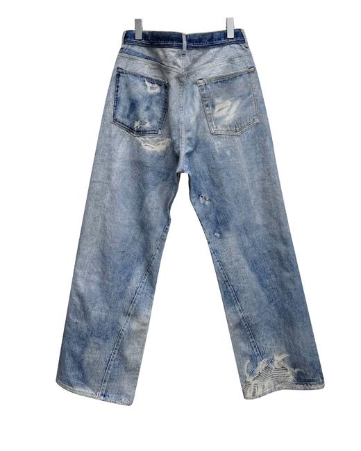 男款3D印花牛仔裤长裤la001 商品图1