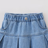 马克珍妮甜酷女孩女童牛仔百褶裙 宝宝裙子半身裙春装新款560152 商品缩略图4