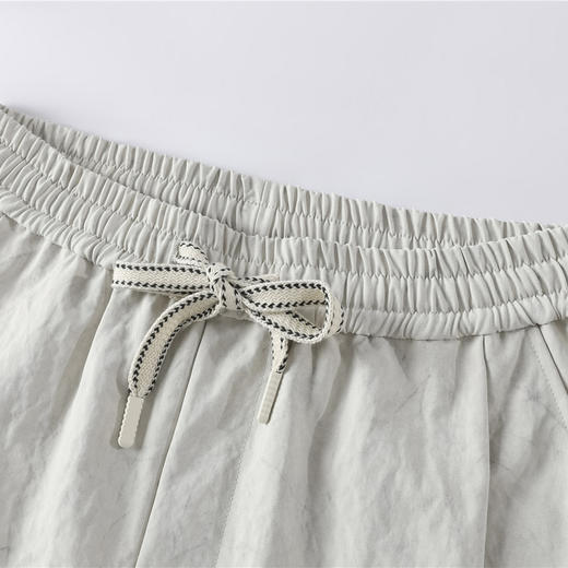 GXG男装秋季舒适百搭松紧腰抽绳设计运动风直筒裤男式休闲长裤K&C 商品图2