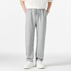 GXG男装25年春季时尚松紧腰抽绳休闲百搭男式直筒长裤K&C 商品缩略图4