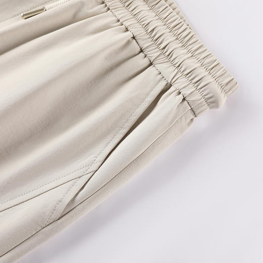 GXG男装25夏季时尚松紧腰抽绳宽松伞兵裤工装直筒男式休闲裤K&C 商品图8