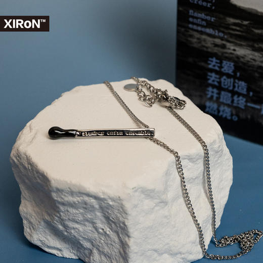 GZ加缪饰品系列火柴项链戒指文学作家周边文艺礼物男女钛钢首饰 商品图4