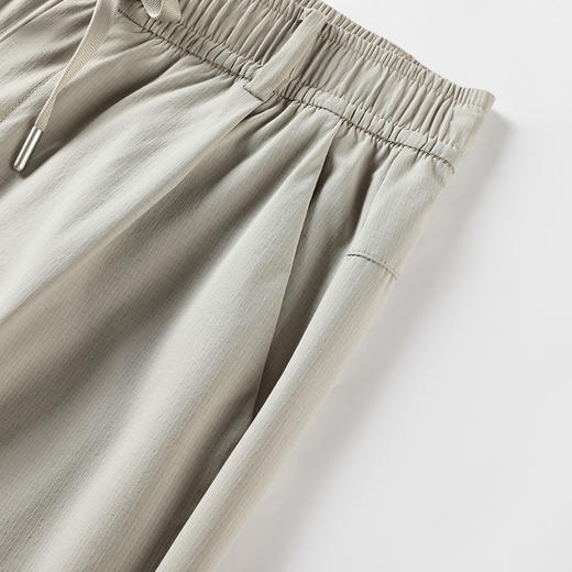 GXG男装25夏季简约纯色舒适百搭男式直筒休闲裤K&C 商品图9