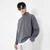 GXG男装秋季时尚潮牌可翻领式半拉链卫衣男式休闲圆领上衣K&C 商品缩略图7